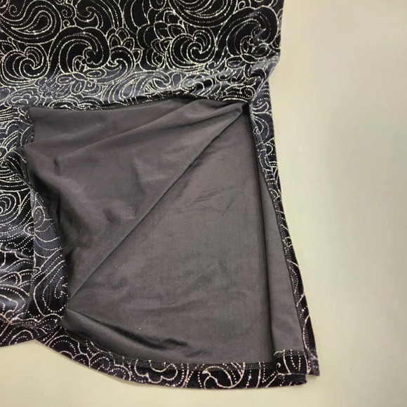 Limited Too  Y2K Black Sparkle Girls Long Dress - Picture 9 of 11